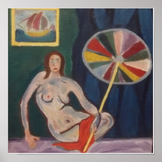 Poster Raphael С anossa Girl avec parapluie (Devant)