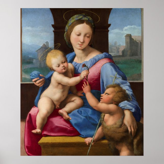 Poster Raphael est La Vierge Garvagh (Devant)