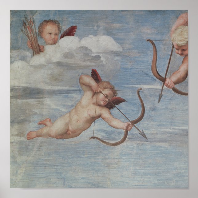 Poster Raphael | Le triomphe de Galatea (Devant)