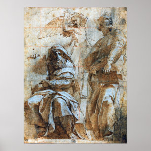 Poster Raphael - Les Prophètes Hosea Et Jonah