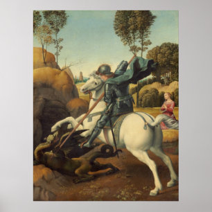 Poster Raphael - Saint Georges et le Dragon