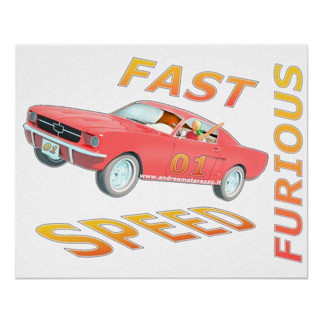 Poster Rapide et rapide Furieux 01 Glossy (Devant)