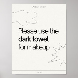 Poster Rappel imprimable auberge pensions bed & breakfast