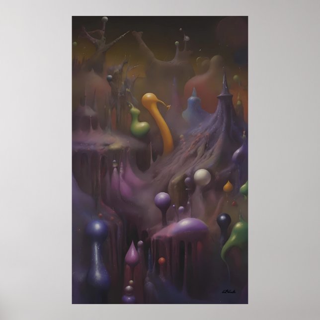 Poster Rapport Blobulaire de Galactic Central (Devant)
