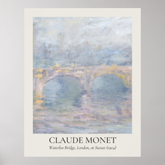 Poster Rapport Claude Monet Vintage Wall Art 11x14