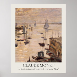 Poster Rapport Claude Monet Vintage Wall Art 11x14