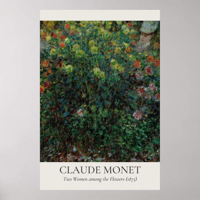 Poster Rapport Claude Monet Vintage Wall Art 11x14 (Devant)