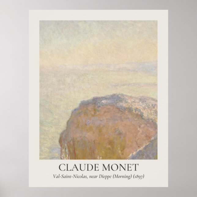 Poster Rapport Claude Monet Vintage Wall Art 11x14 (Devant)