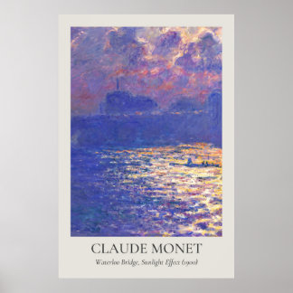 Poster Rapport Claude Monet Vintage Wall Art 2x3