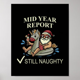 Poster Rapport semestriel toujours vilain Noël en juillet