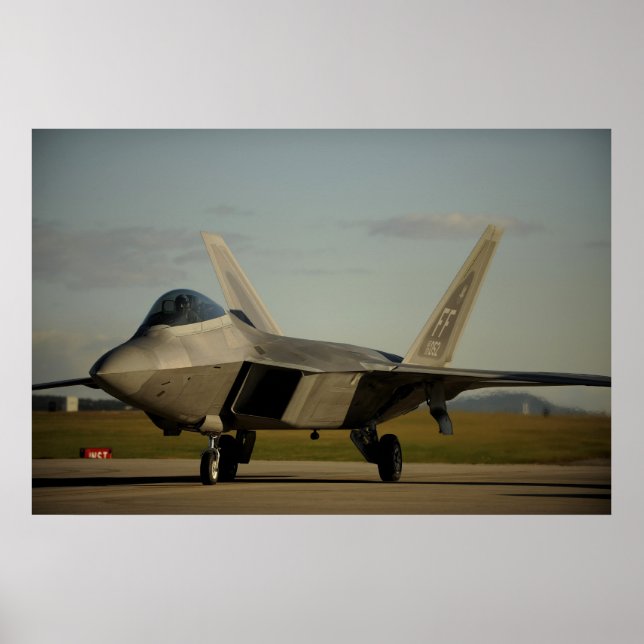 Poster Rapteur F-22 (Devant)