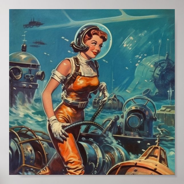 Poster Rassemblement pour un monde aquatique Un proagan i (Devant)