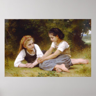 Poster Rassembleurs de noix de cou par William Adolphe Bo