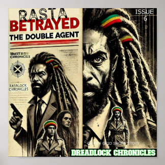 POSTER RASTA BATTUE DREADLOCK CHRONICLES NUMÉRO 6
