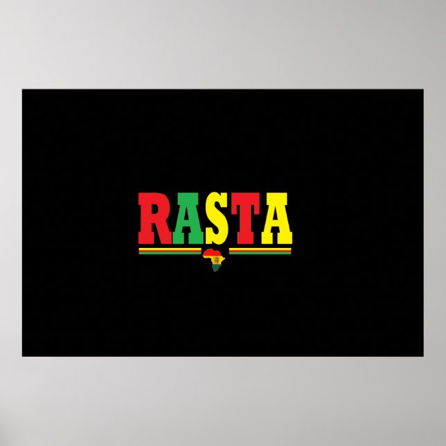 POSTER RASTA REGGAE (Vorne)
