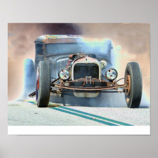 Poster Rat Rod Burnout