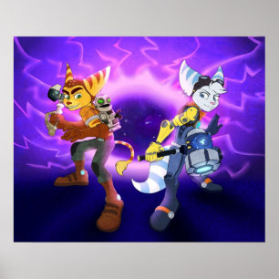 Poster Ratchet Et Clank Rift Apart