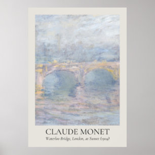 Poster Ratio ISO de l'art mural Vintage Claude Monet