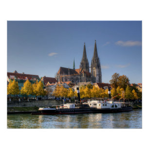 Poster Ratisbonne, Allemagne