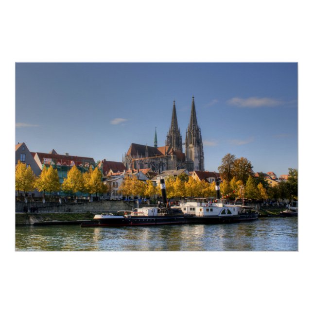 Poster Ratisbonne, Allemagne (Devant)