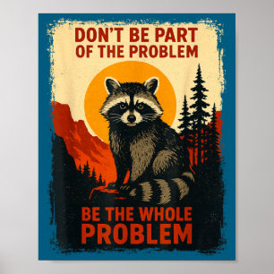 Poster Raton de la nature sarcasme faune humour extérieur