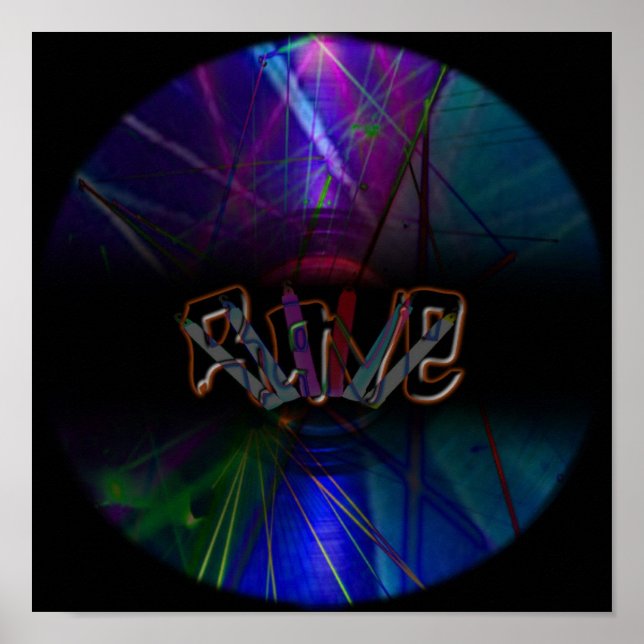 Poster Rave (Devant)