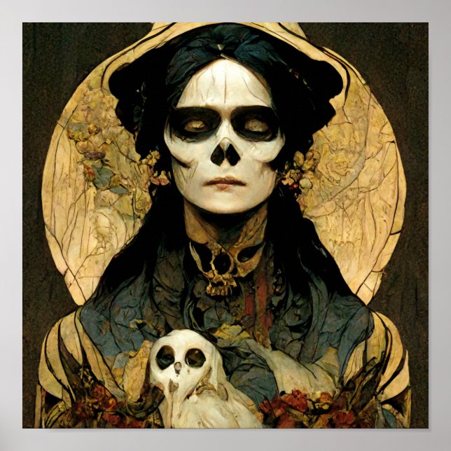 Poster Raven Witch 2 Imaginaire Horreur Goth Gothique (Devant)