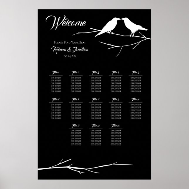 Poster Ravens Mariage gothique (Devant)
