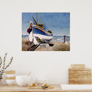 Poster Ravilieux - Bateau à vie à Aldeburgh