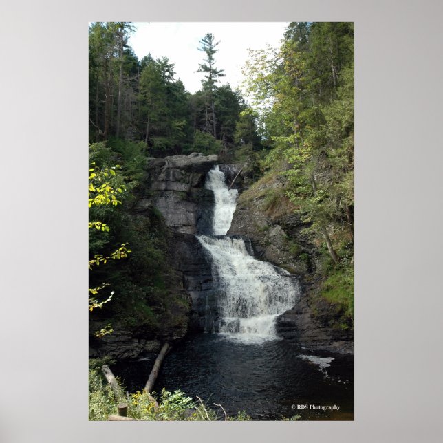 Poster Raymondskill Falls in the Poconos. imprimer 0283-1 (Devant)