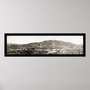 Poster Rayon, photo 1909 de mine d'AZ Hercule