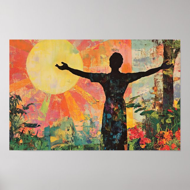 Poster Rayonnement de louange (Devant)