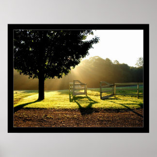 Poster Rayons lumineux 2