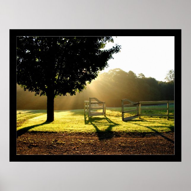 Poster Rayons lumineux 2 (Devant)