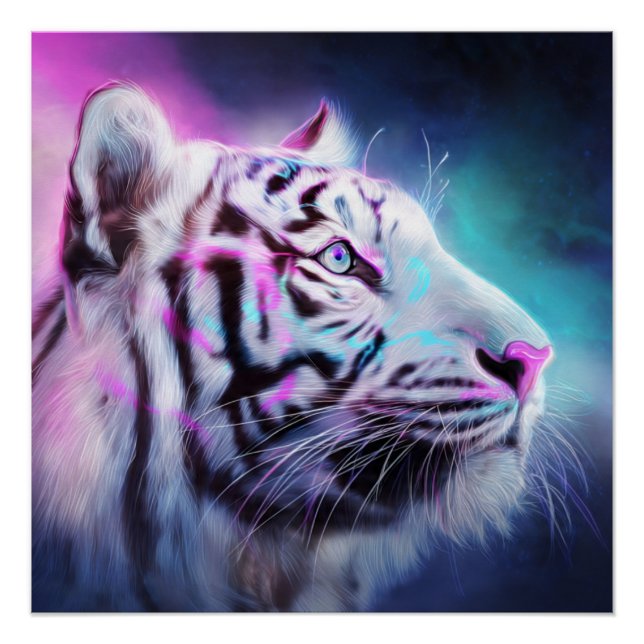 Poster Rayures Éthérées (Devant)