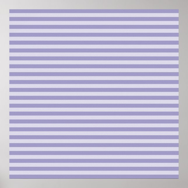Poster Rayures violettes (Devant)
