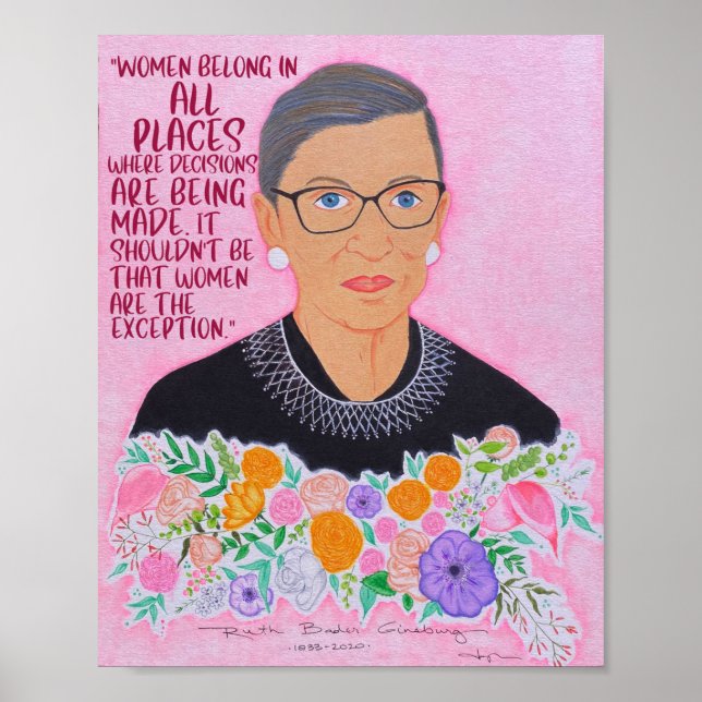 Poster RBG "Femmes faisant partie" (Devant)