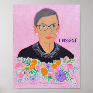 Poster RBG : "Je conteste."