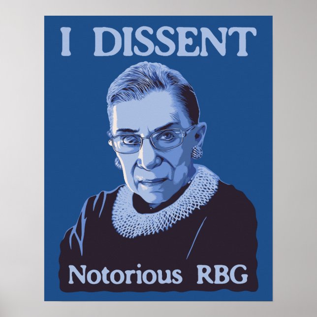 Poster RBG notoire (Devant)