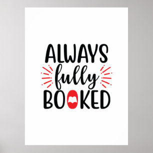 Poster Reading Art Always Fully Booked