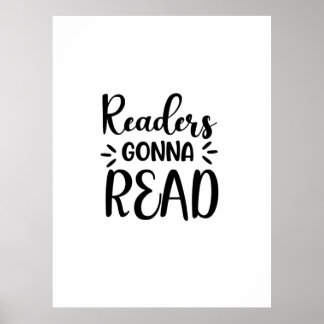 Poster Reading art readers