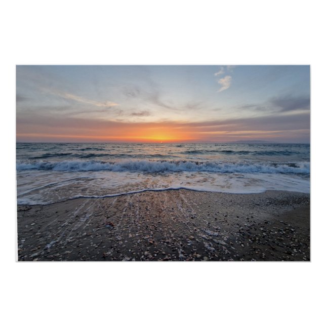 Poster Receding waves  (Devant)