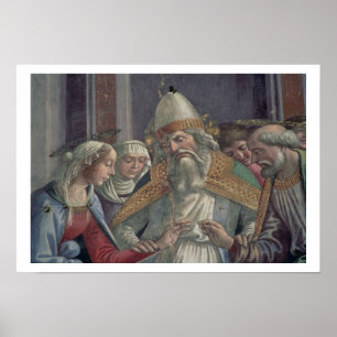 Poster Recevant l'anneau, du mariage du Virgi