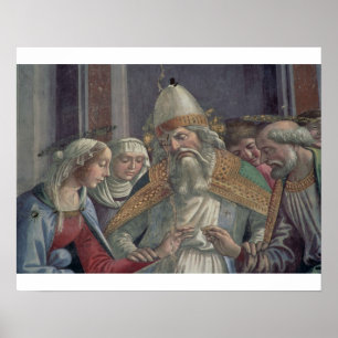 Poster Recevoir l'Anneau, du Mariage des Vierges