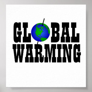 Poster réchauffement climatique