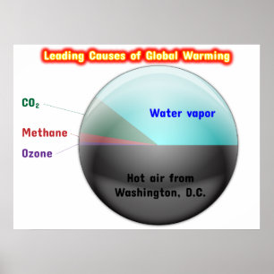 Poster Réchauffement climatique