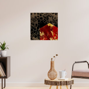 Poster Réchauffement climatique - Maison qui brûle - Abst
