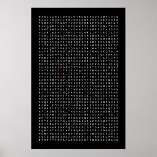 Poster Recherche de mots aux États-Unis