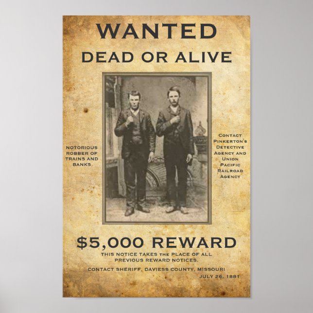 Poster Recherché Dead ou Alive U peut modifier le PIC et  (Devant)