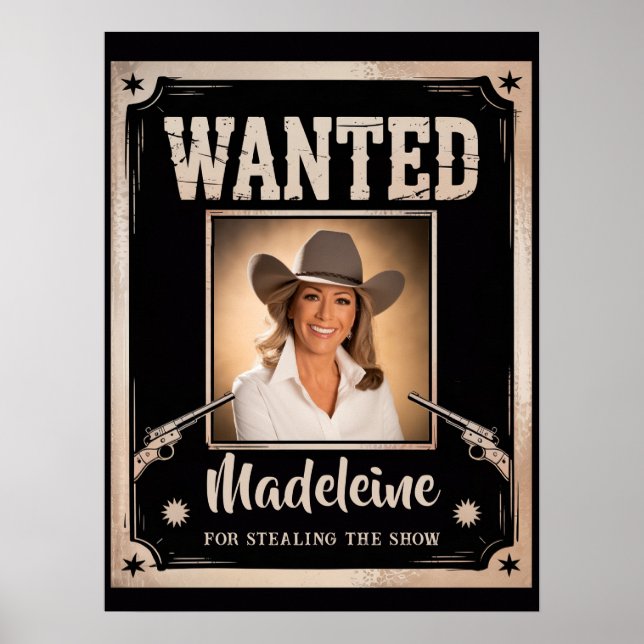 Poster Recherche Photo d'anniversaire de l'Ouest Sauvage  (Devant)